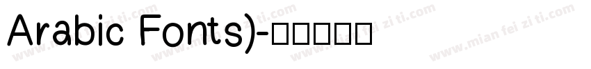 Arabic Fonts)字体转换